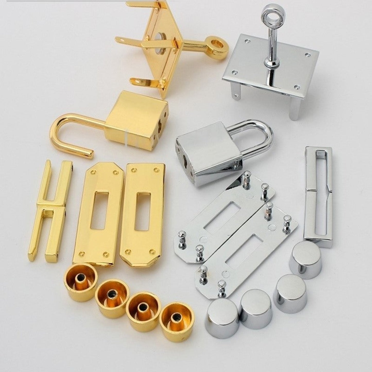 Gold set of Rectangle Locks ( Per Set)