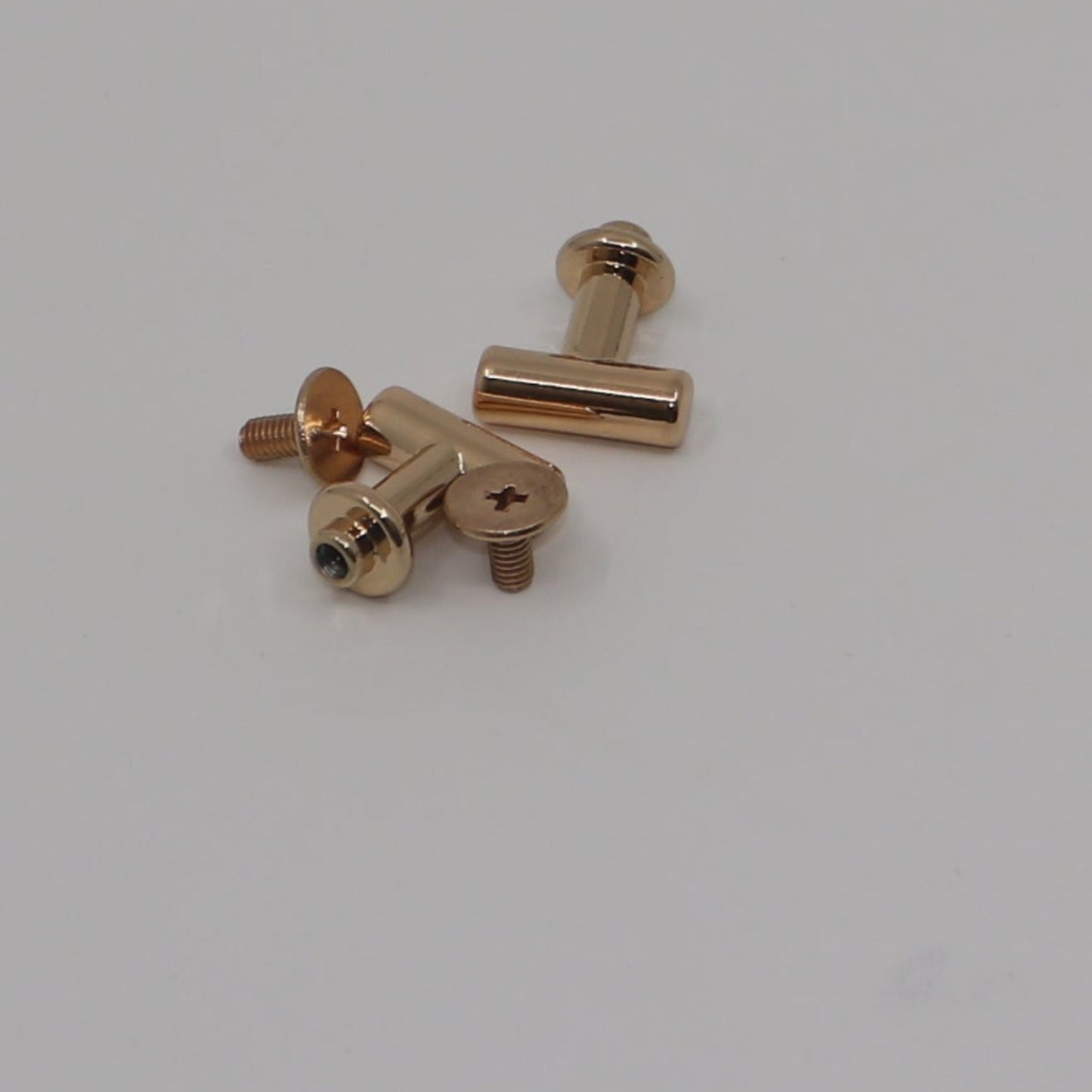 Metal Rivets - Light Gold ( Per Pair)
