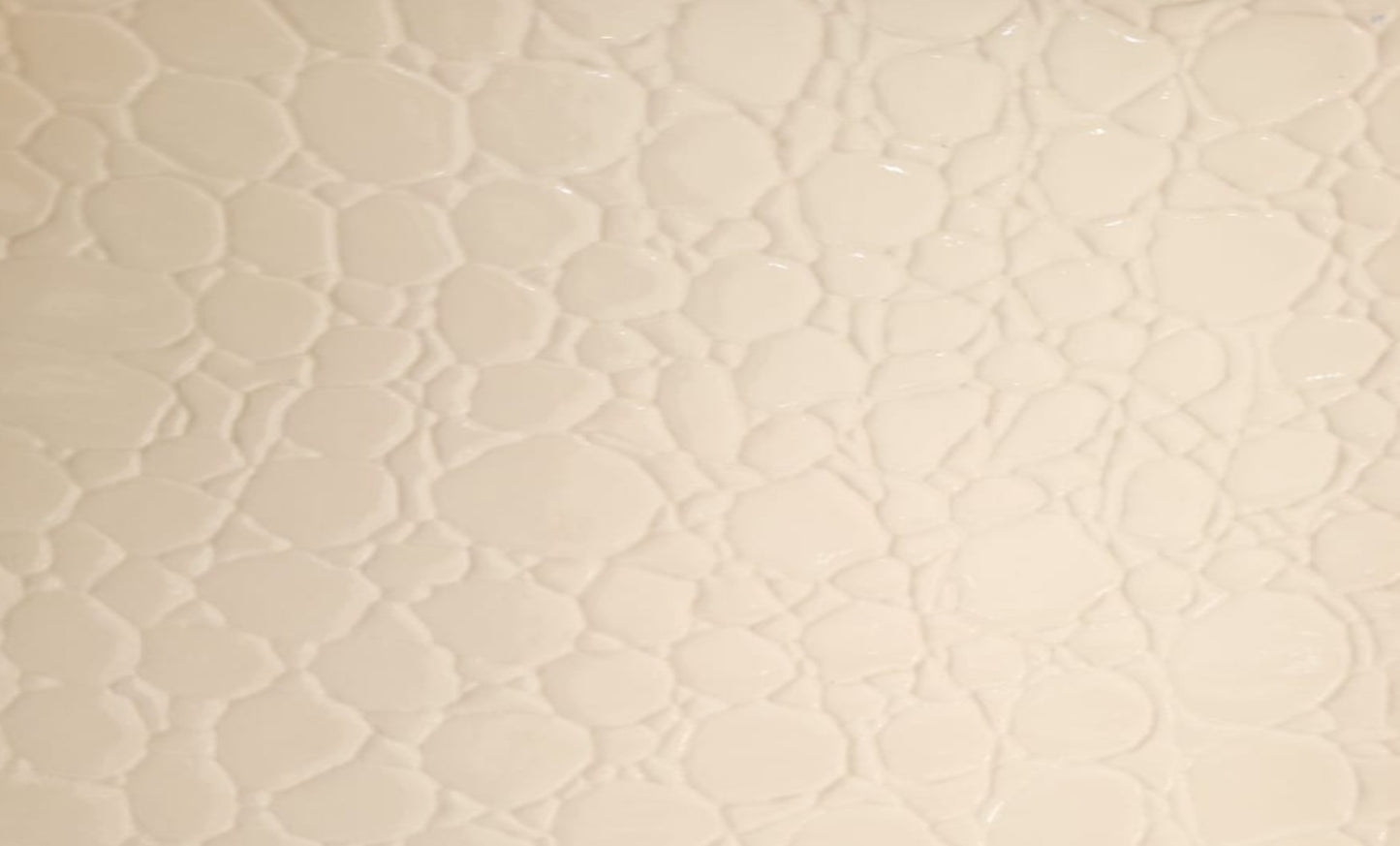 Synthetic Leather- Crocodile Print- White