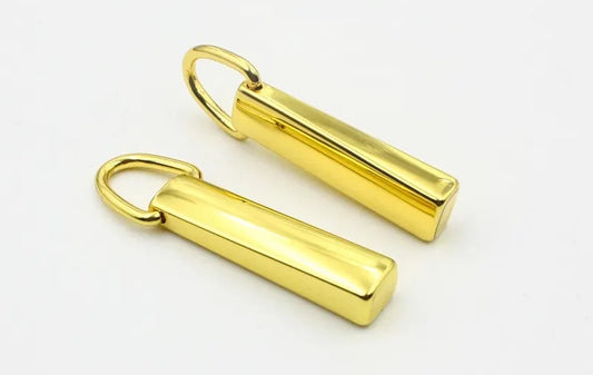 Metal Zipper Puller with Triangle Ring- per pair