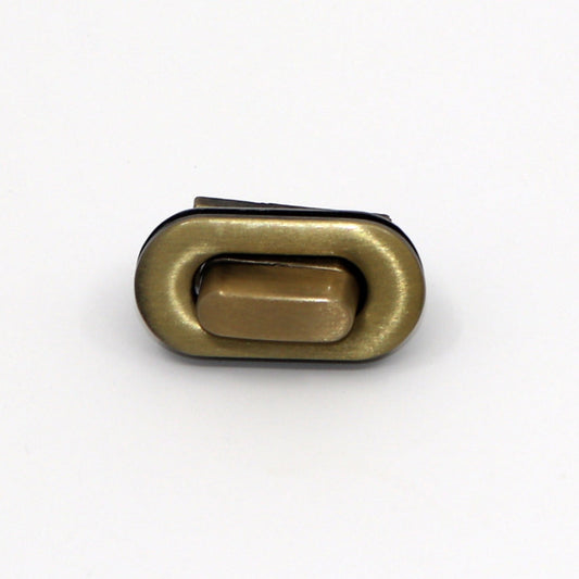 Egg-shaped Bag Turn Locks -Brass ( Per Item)